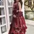 Womens best heavy quality fabric with met sequence embroidery zari work gown set