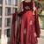 Womens best heavy quality fabric with met  sequence embroidery zari work gown set