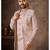 Light pink premium silk premium designer festive wear indo western set