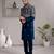Blue armani premium designer festive wear indo western set