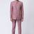 Mauve  polyester tr premium designer festive wear jopdupuri suit set