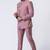 Mauve  polyester tr premium designer festive wear jopdupuri suit set