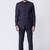 Navy blue polyester tr premium designer festive wear jopdupuri suit set