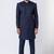 Navy blue polyester tr premium designer festive wear jopdupuri suit set