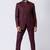 Wine polyester tr premium designer festive wear jopdupuri suit set