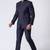 Navy blue polyester tr premium designer festive wear jopdupuri suit set