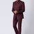 Wine polyester tr premium designer festive wear jopdupuri suit set