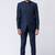 Navy blue polyester tr premium designer festive wear jopdupuri suit set