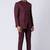 Wine polyester tr premium designer festive wear jopdupuri suit set