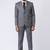 Grey polyester tr premium designer festive wear blazer with trouser set