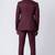 Wine polyester tr premium designer festive wear jopdupuri suit set