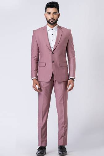 mauve premium designer blazer with trouser set