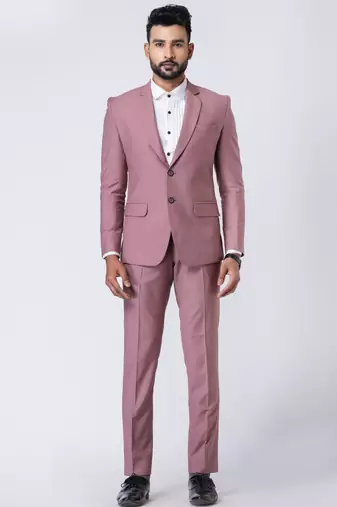 mauve premium designer blazer with trouser set