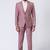 Mauve  polyester tr premium designer festive wear blazer with trouser set