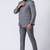 Grey polyester tr premium designer festive wear jopdupuri suit set