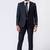 Black polyester tr premium designer festive wear blazer with trouser set