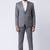 Grey polyester tr premium designer festive wear blazer with trouser set