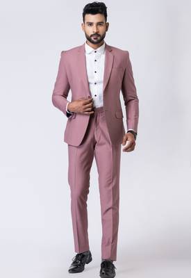 mauve premium designer blazer with trouser set 2