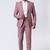 Mauve  polyester tr premium designer festive wear blazer with trouser set