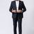 Black polyester tr premium designer festive wear blazer with trouser set