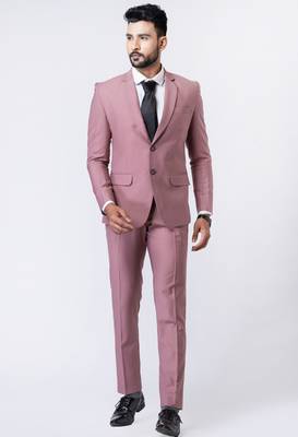 mauve premium designer blazer with trouser set 3