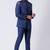 Light navy blue polyester tr premium designer festive wear jopdupuri suit set