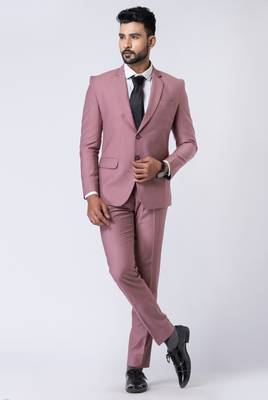 mauve premium designer blazer with trouser set 4