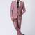 Mauve  polyester tr premium designer festive wear blazer with trouser set
