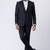 Black polyester tr premium designer festive wear blazer with trouser set
