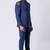 Light navy blue polyester tr premium designer festive wear jopdupuri suit set
