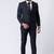 Black polyester tr premium designer festive wear blazer with trouser set
