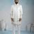 White armani premium designer festive wear indo western set