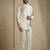 White fandy satin silk premium designer festive wear jopdupuri suit set