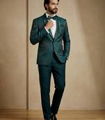 Premium jacquard with satin premium designer festive wear only blazer