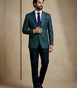 Premium jacquard with satin premium designer festive wear only blazer