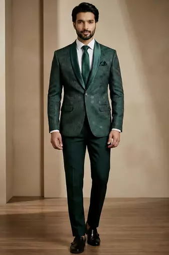 Premium jacquard with satin premium designer festive wear only blazer