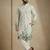 Multicolor mix cotton with schiffli work & digital print premium designer festive wear kurta trouser set