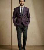 Premium jacquard with satin premium designer festive wear only blazer