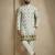 Multicolor mix cotton with schiffli work & digital print premium designer festive wear kurta trouser set