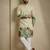 Multicolor mix cotton with schiffli work & digital print premium designer festive wear kurta trouser set