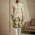 Multicolor mix cotton with schiffli work & digital print premium designer festive wear kurta trouser set