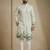 Multicolor mix cotton with schiffli work & digital print premium designer festive wear kurta trouser set