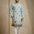 Multicolor mix cotton with schiffli work & digital print premium designer festive wear kurta trouser set