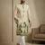 Multicolor mix cotton with schiffli work & digital print premium designer festive wear kurta trouser set
