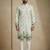 Multicolor mix cotton with schiffli work & digital print premium designer festive wear kurta trouser set
