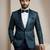 Premium jacquard with satin premium designer festive wear only blazer