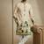 Multicolor mix cotton with schiffli work & digital print premium designer festive wear kurta trouser set