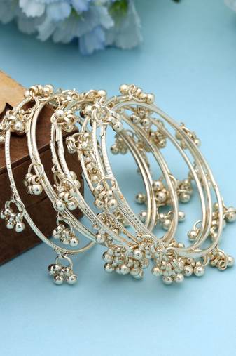 Gold Color 1 Set Of Kashmiri Bangle