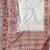 White plain silk silk-sarees saree with blouse
