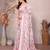 Satin Patta Saree With Beautiful Digital Print In Moss Silk With Blouse